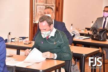 Sesión plenaria del mes de noviembre de 2020/TA y Francisco Javier Santana.